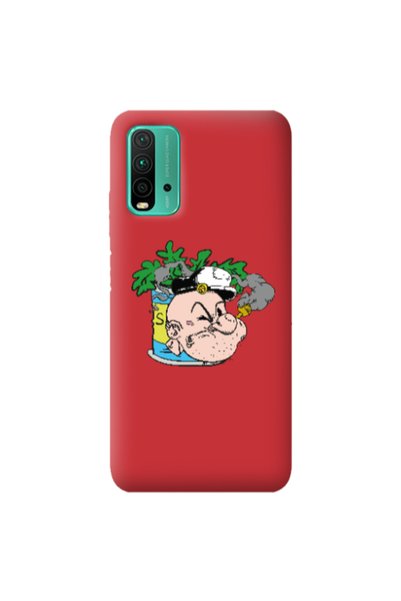 Other Xiaomi Poco M3 Popeye Red Colored Silicone TPU Θήκη