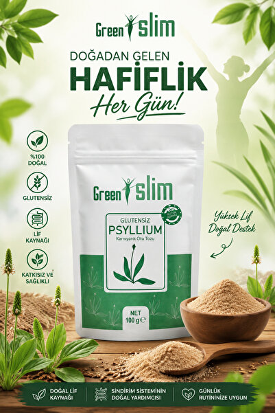 Glutensiz Psyllium Karnıyarık Otu Tozu 100 g - %100 Karnıyarık Otu Tozu