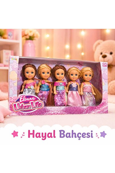 HAYALBAHÇESİ 5'li Oyuncak Bebek Seti