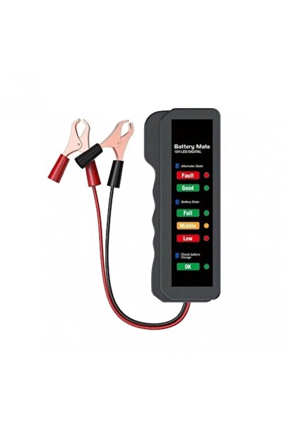 MOTOR10 Tester LED mini pentru baterie auto și de motocicletă și alternator, ...