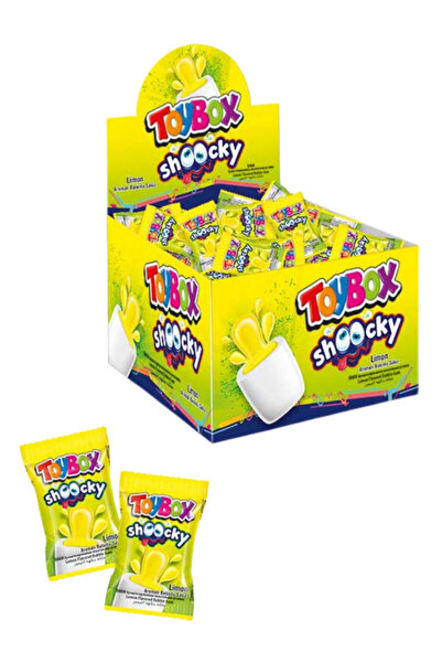 Toybox Dolgulu Ekşi Sakız 4 Gr 100'lü Paket Limon Aromalı