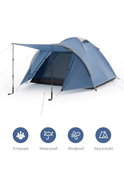 Naturehike Family-Aile 4 Kişilik Çadır - 4 Mevsim Kullanım