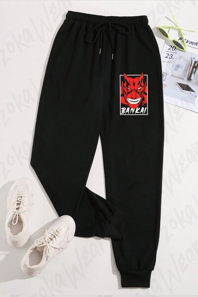 ZOKAWEAR Unisex Bleach Zaraki Kenpachi (Bankai) Printed Sweatpants