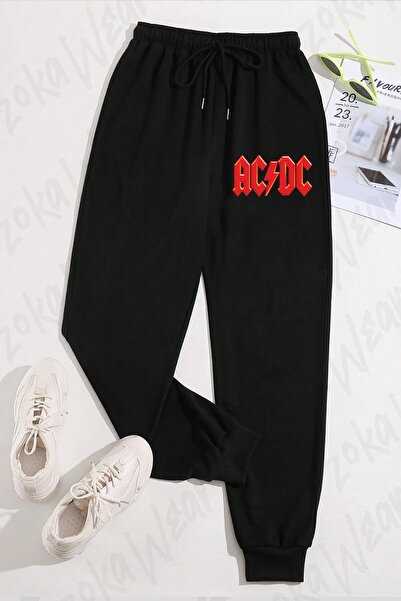 ZOKAWEAR بنطلون رياضي مطبوع عليه Highway To Hell للجنسين من Ac Dc
