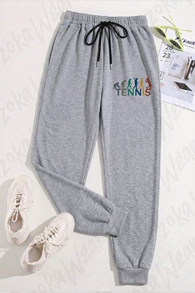 ZOKAWEAR Unisex Evolution Tennis Printed Sweatpants