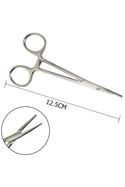 Choice13 A-12.5cm-Straight AG Stainless Steel Hemostatic Forceps Vascular For...