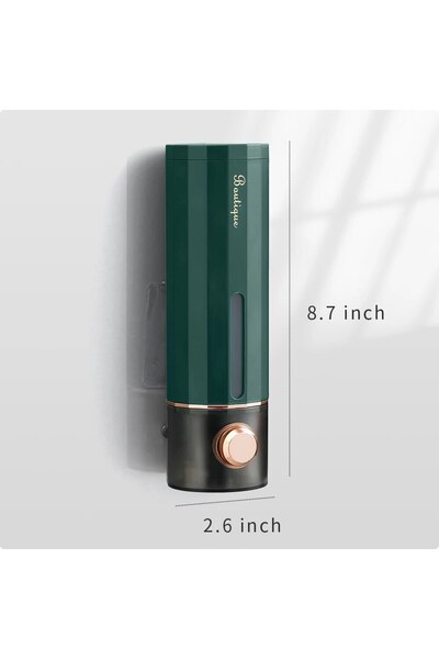 Choice1 450 ml green Non-Perforating Soap Dispenser Hand Sanitizer Wall Hange...