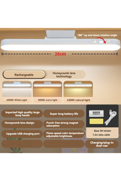 Choice Battery type LED Magnetic Eye Protection Remote Reading Switch Desk La...