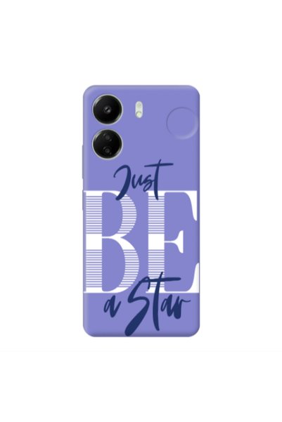 Other Xiaomi Redmi 13C Just Be a Star Purple Colored Silicone TPU Θήκη
