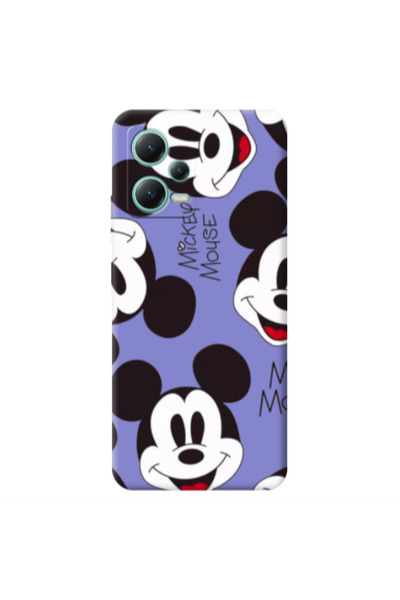 Other Xiaomi Redmi Note 12 Pro 5G Mickey Mouse Purple Colored Silicone TPU Θήκη