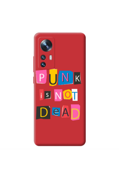 Other Xiaomi Mi 12 Punk is not Dead Red Colored Silicone TPU Θήκη