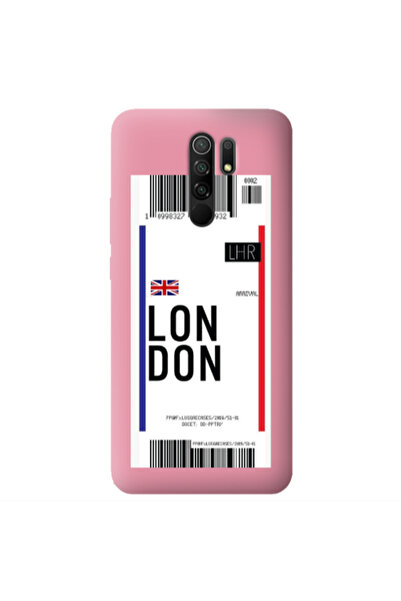 Other Xiaomi Redmi 9 London Arrival Pink Colored Silicone TPU Θήκη