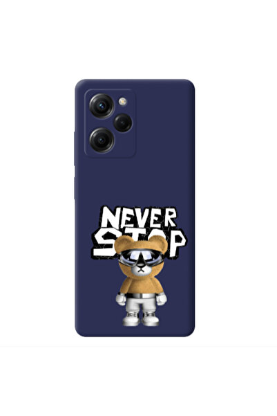 Other Xiaomi Poco X5 Pro Never stop Dark blue Colored Silicone TPU Θήκη