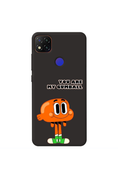 Other Xiaomi Redmi 9c You are my gumball Black Colored Silicone TPU Θήκη
