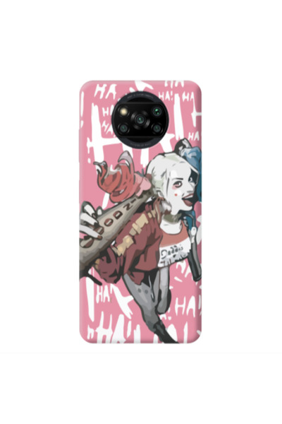 Other Xiaomi Poco X3 /X3 Pro Ha Ha Ha Pink Colored Silicone TPU Θήκη