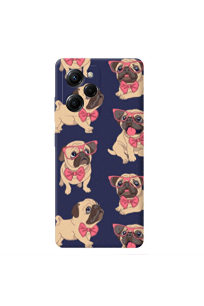 Other Xiaomi Poco X5 Pro Dog Spectacled Dark blue Colored Silicone TPU Θήκη