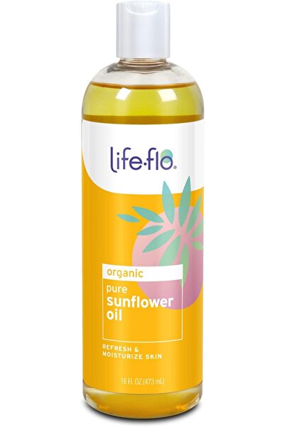 lifeflo زيت دوار الشمس العضوي النقي من لايف-فلو |   مرطب للبشرة والجسم وزيت ل...