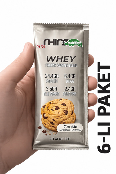 Rhino Whey protein Tek kullanimlik 6 ADET + 1 Hediyeli