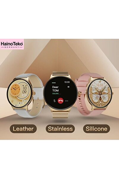 HAINOTEKO -5 Super Slim AMOLED Display Smart Watch With Waterproof AI Voice A...