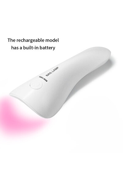 Choice1 Rechargeable LULAA Handheld Nail Dryer UV LED Lamp for Gel Polish Nai...