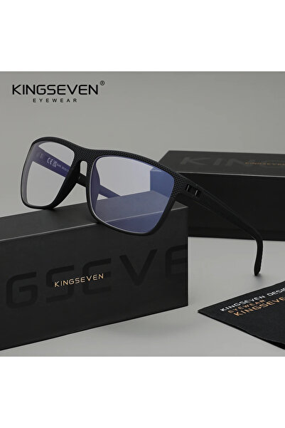 Choice1 نظارات KINGSEVEN السوداء 45 لحجب الضوء الأزرق للرجال/النساء، نظارات م...