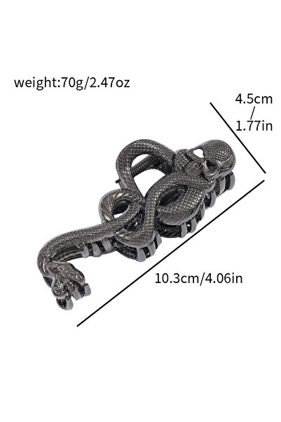 Choice CSO0042 Slytherin Serpent Hair Claw — A vintage metal hair clip inspir...