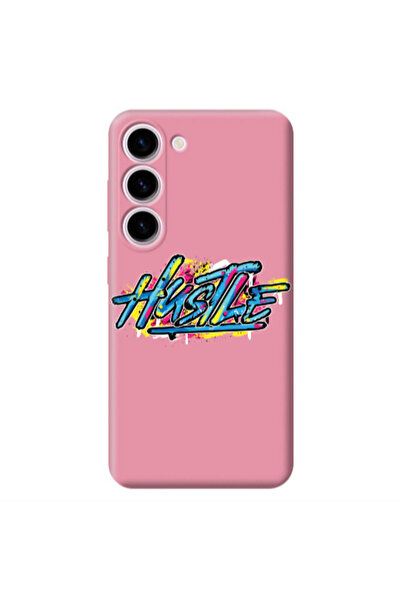 Other Samsung S23 Plus Hustle Pink Colored Silicone TPU Θήκη