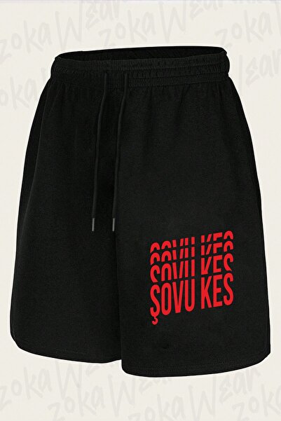 ZOKAWEAR Unisex σορτς με στάμπα σχεδιασμού showkesu