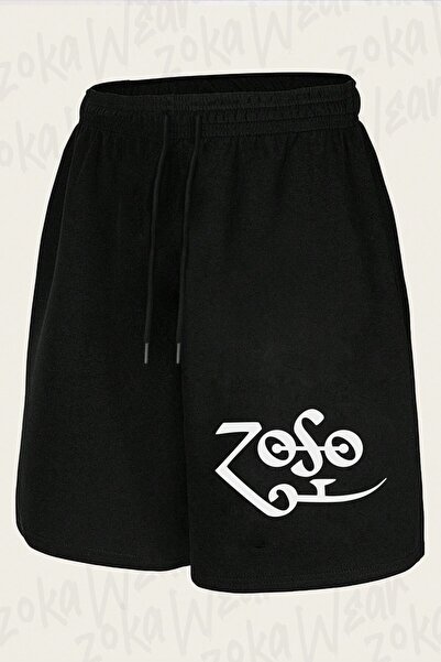 ZOKAWEAR Unisex σορτς με στάμπα Jimmy Page Design