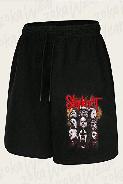 ZOKAWEAR Unisex Slipknot V10 Design Printed Shorts
