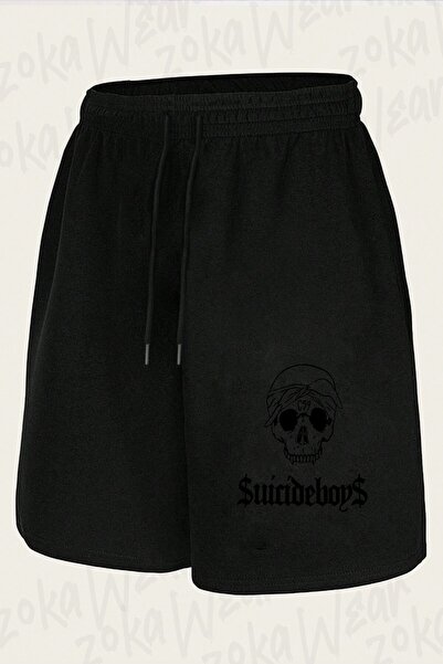 ZOKAWEAR Unisex Σορτς με στάμπα Suicideboys Design