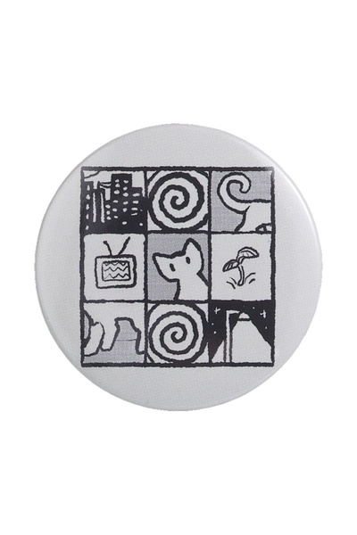 Choice4 MXZ520 Anime Star Spiral Art Tinplate Soft Button Pin Minimalist Hand...