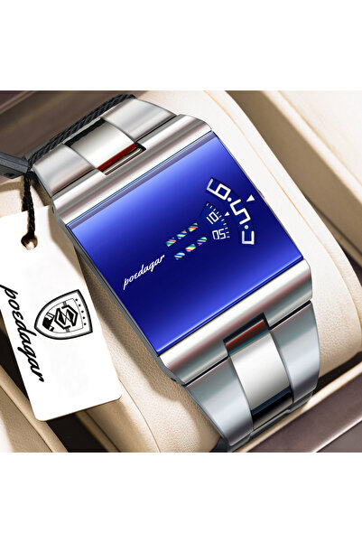 Choice4 857 Silver Blue Fashion Original Male Watch Waterproof Business Elega...