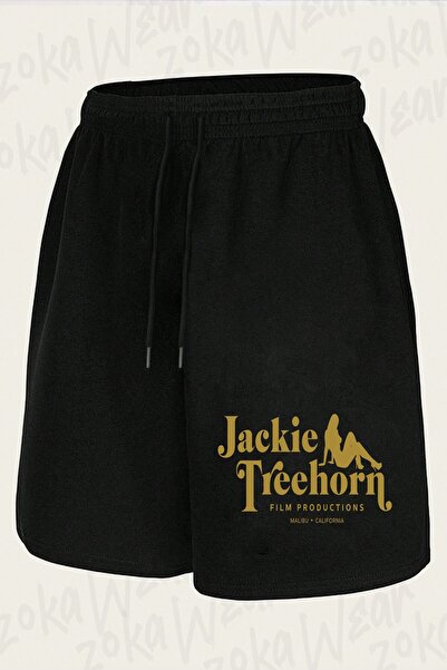 ZOKAWEAR Unisex the Big Lebowski Jackie Treehorn Design Printed Shorts