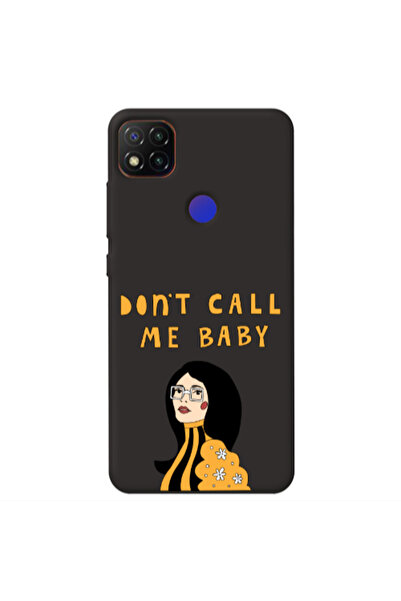 Other Xiaomi Redmi 9c Call me baby Black Colored Silicone TPU Θήκη