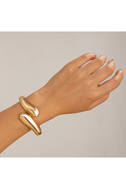 choice2 E00K1JS02427 Ingemark 4 Styles Punk Smooth Water Drop Spring Bangles ...