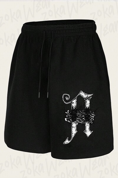 ZOKAWEAR Unisex Architects Design Printed Shorts