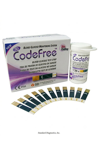 SD BIOSENSOR Cod de diagnostic standard Testuri gratuite de glicemie 50 bucăți