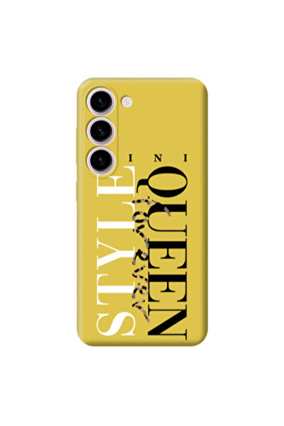 Other Samsung S23 Plus Mini Quen Forever Yellow Colored Silicone TPU Θήκη