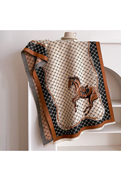 Choice4 light brown 2024 Elegant Ladies' Pashmina Jacquard Scarf Winter Thick...