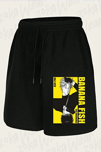 ZOKAWEAR Unisex Banana Fish Ash Lynx και Eiji Okumura anime 2 Σορτς με στάμπα...