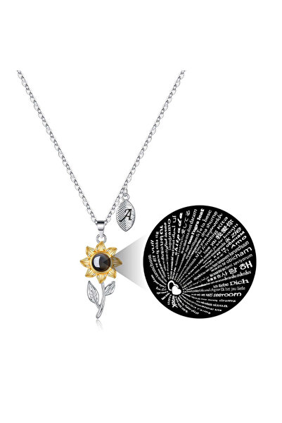 Choice 45cm Vintage Elegant Sunflower Pendant Necklace for Women Fashion Aest...
