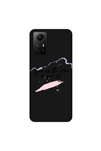 Other Xiaomi Redmi Note 12s You are the authors Black Colored Silicone TPU Θήκη
