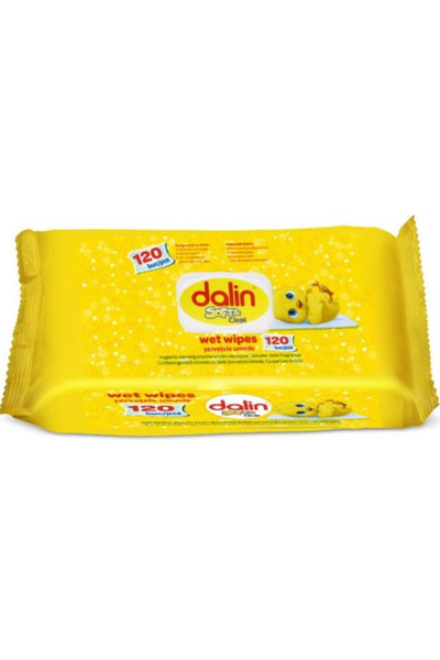 Dalin Servetele Umede - Soft & Clean, 120 buc