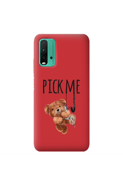 Other Xiaomi Poco M3 Pick me Red Colored Silicone TPU Θήκη
