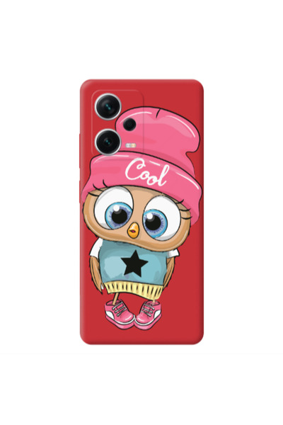 Other Xiaomi Poco X5 Cool Star Red Colored Silicone TPU Θήκη