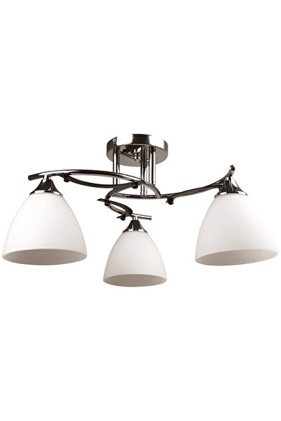 erstecup Lustra Ellis Alb+Crom/Wenge 3xE27 60W, erstecup, CORPURI INTERIOR DULIE