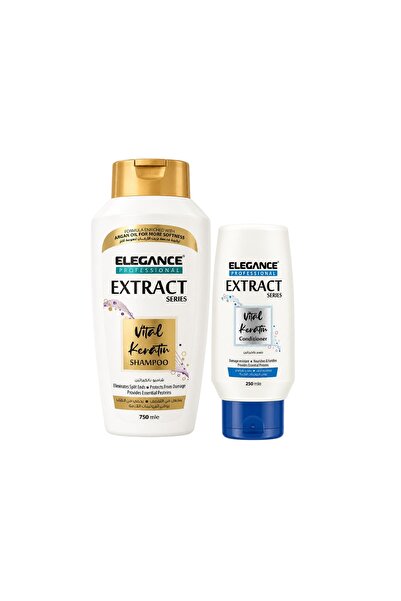Elsada Elegance Professional Extract Series Hair Care Set – Keratin Shampoo 7...