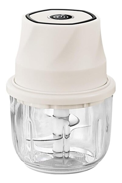 Generic Electric Garlic Chopper, Portable Veggie Grinder Masher, Cordless Min...