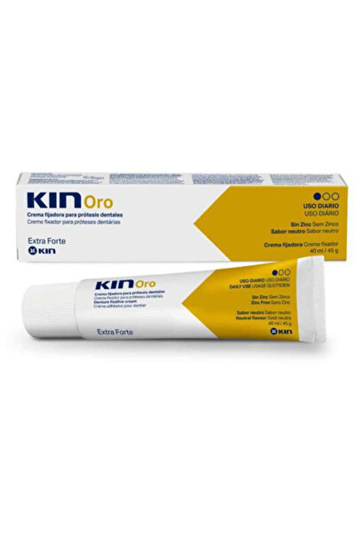 KIN Crema Adeziva pentru Proteze Dentare - Oro Extra Forte, 40 ml